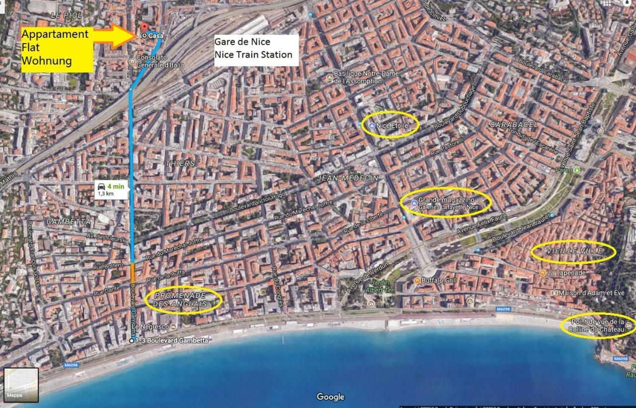 Nice/Nizza : Apartment ภายนอก รูปภาพ